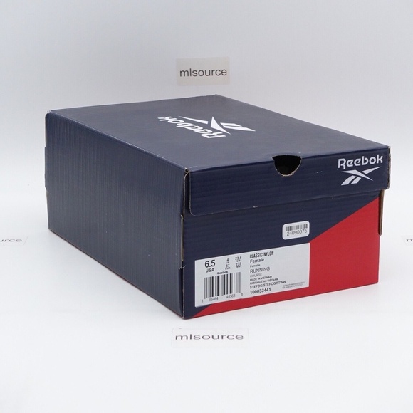 NEW Reebok Classic Nylon Slim Sneakers 100033441 Steely Fog/SteelyFog - Picture 9 of 14